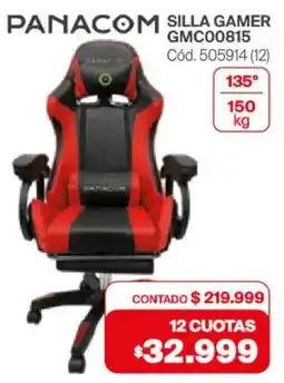 Naldo Lombardi Panacom silla gamer GMC00815 oferta