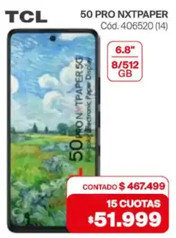 Naldo Lombardi Tcl 50 pro NXTPAPER 6.8" oferta