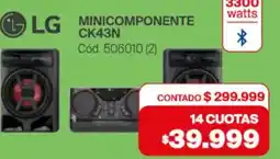 Naldo Lombardi Lg minicomponente CK43N oferta