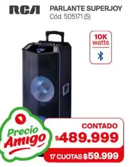 Naldo Lombardi Rca parlante superjoy oferta