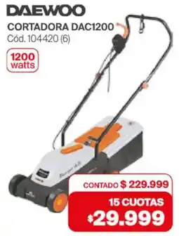 Naldo Lombardi Daewoo cortadora DAC1200 oferta