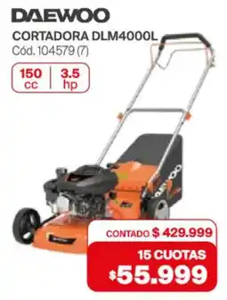 Naldo Lombardi Daewoo cortadora DLM4000L oferta