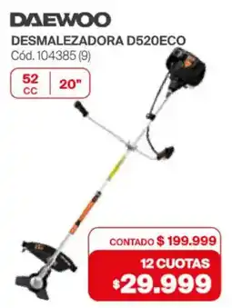 Naldo Lombardi Daewoo desmalezadora D520ECO 20" oferta