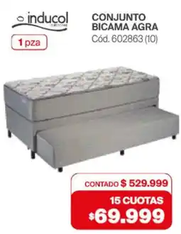 Naldo Lombardi Inducol conjunto bicama agra oferta
