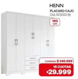 Naldo Lombardi Henn placard cajú oferta