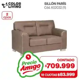 Naldo Lombardi Color living sillón parís oferta