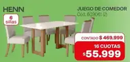 Naldo Lombardi Henn juego de comedor oferta