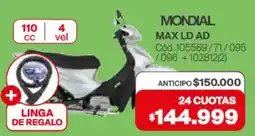 Naldo Lombardi Mondial max LD AD + linga de regalo oferta