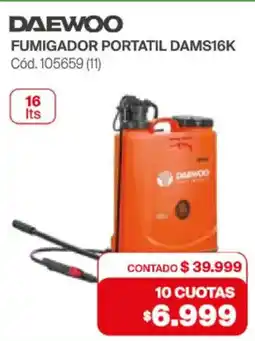 Naldo Lombardi Daewoo fumigador portatil DAMS16K oferta