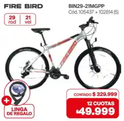 Naldo Lombardi Fire bird BIN29-21MGPP + linga de regalo oferta