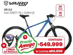 Naldo Lombardi Vairo bikes XR 3.5 + linga de regalo oferta