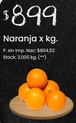 Changomas Naranja oferta