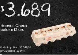 Changomas Check huevos color oferta