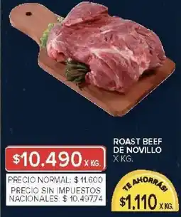 Carrefour Roast beef de novillo oferta