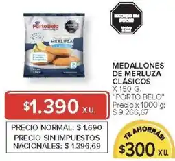 Carrefour Porto belo medallones de merluza clásicos oferta