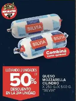 Carrefour Silva queso mozzarella cilindro oferta