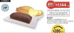 Carrefour Budín vainilla/marmolado/ chocolate/con chips oferta