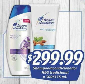 Gomez Pardo Shampoo Acondicionador H&s Tradicional oferta