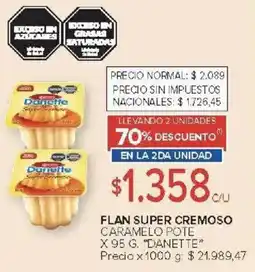 Carrefour Danette flan super cremoso caramelo pote oferta