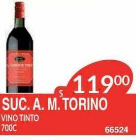 Masivos Suc. A. M. Torino Vino Tinto oferta