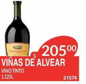 Masivos Viñas De Alvear Vino Tinto oferta