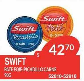 Masivos Swift Pate Foie-picadillo Carne oferta
