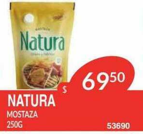 Masivos Natura Mostaza oferta