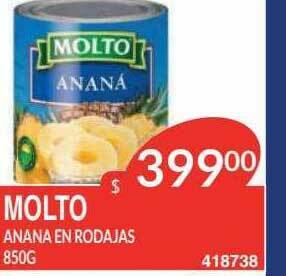 Masivos Molto Anana En Rodajas oferta