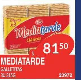 Masivos Mediatarde Galletitas oferta