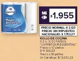Carrefour Carrefour essential rollo de cocina oferta