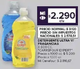 Carrefour Carrefour expert detergente ultra v/ fragancias oferta