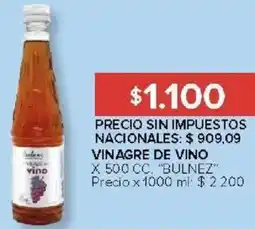 Carrefour Bulnez vinagre de vino oferta