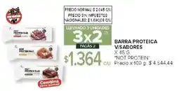 Carrefour Not protein barra proteica v/sabores oferta
