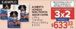 Carrefour Carrefour alimento húmedo para perros sabor carne oferta