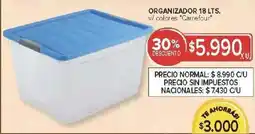 Carrefour Carrefour organizador v/ colores oferta