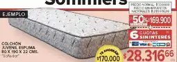 Carrefour Soñador colchón juvenil espuma oferta