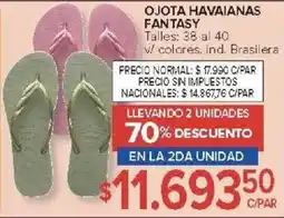 Carrefour Ojota havaianas fantasy oferta