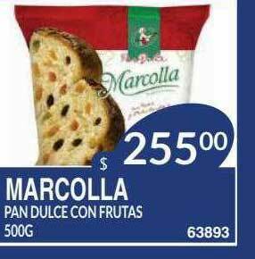 Masivos Marcolla Pan Dulce Con Frutas oferta