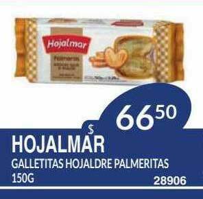 Masivos Hojalmar Galletitas Hojaldre Palmeritas oferta