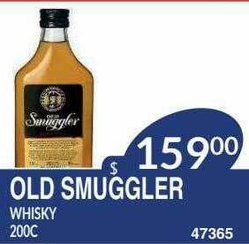 Masivos Old Smuggler Whisky 200c oferta