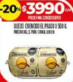 Supermercados DIA Queso cremoso el prado oferta