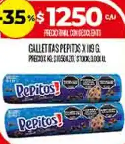 Supermercados DIA Pepitos! galletitas oferta