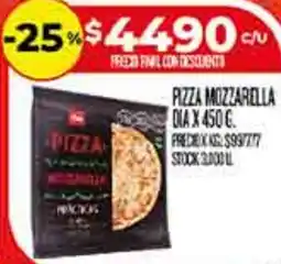 Supermercados DIA Dia pizza mozzarella oferta