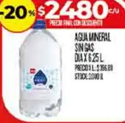 Supermercados DIA Dia agua mineral singas oferta