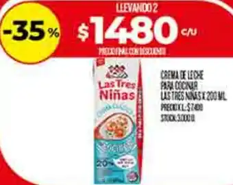 Las tres niñas crema de leche