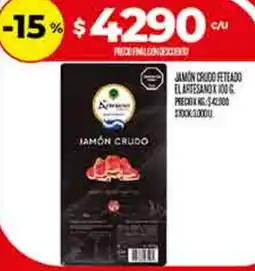 Supermercados DIA Jamón crudo oferta