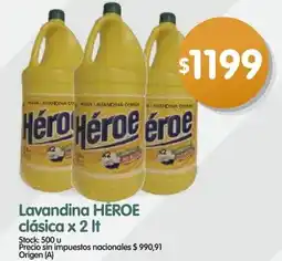 Supermercados Buenos Días Héroe lavandina clásica oferta