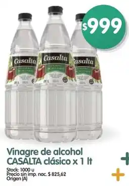 Supermercados Buenos Días Casalta vinagre de alcohol clásico oferta