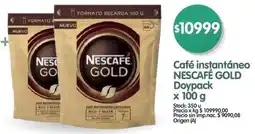 Supermercados Buenos Días Nescafé gold café instantáneo doypack oferta