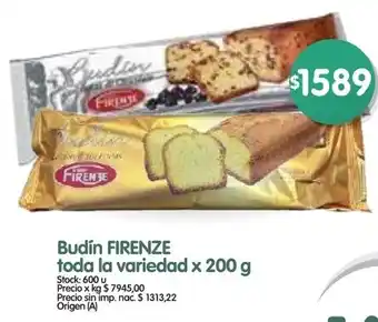 Supermercados Buenos Días Firenze budín toda la variedad oferta